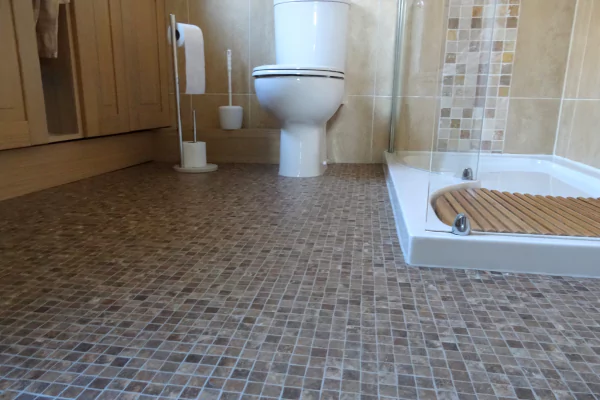 Bathroom with Mosaic Tiles