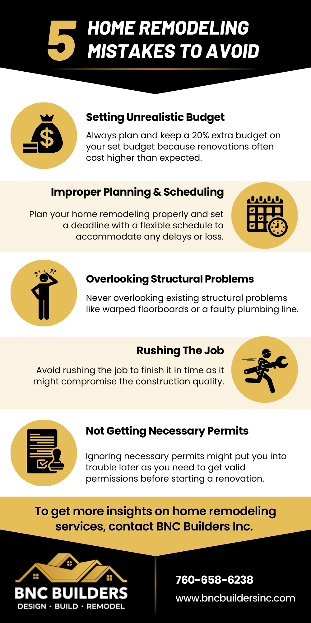 5 Home Remodeling Mistakes to Avoid [Infographic]