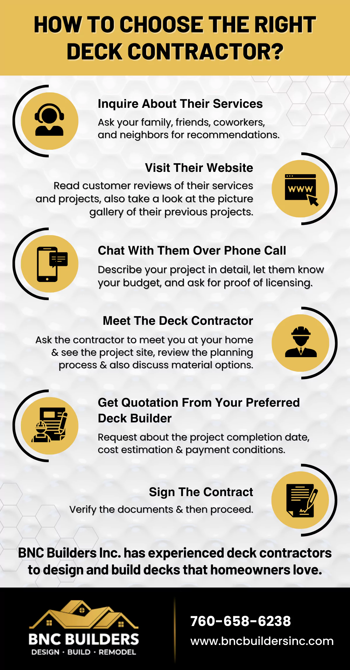 How To Choose The Right Deck Contractor? [Infographic]