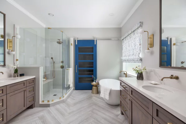 Master Bathroom with all Smart Space-saving Storage